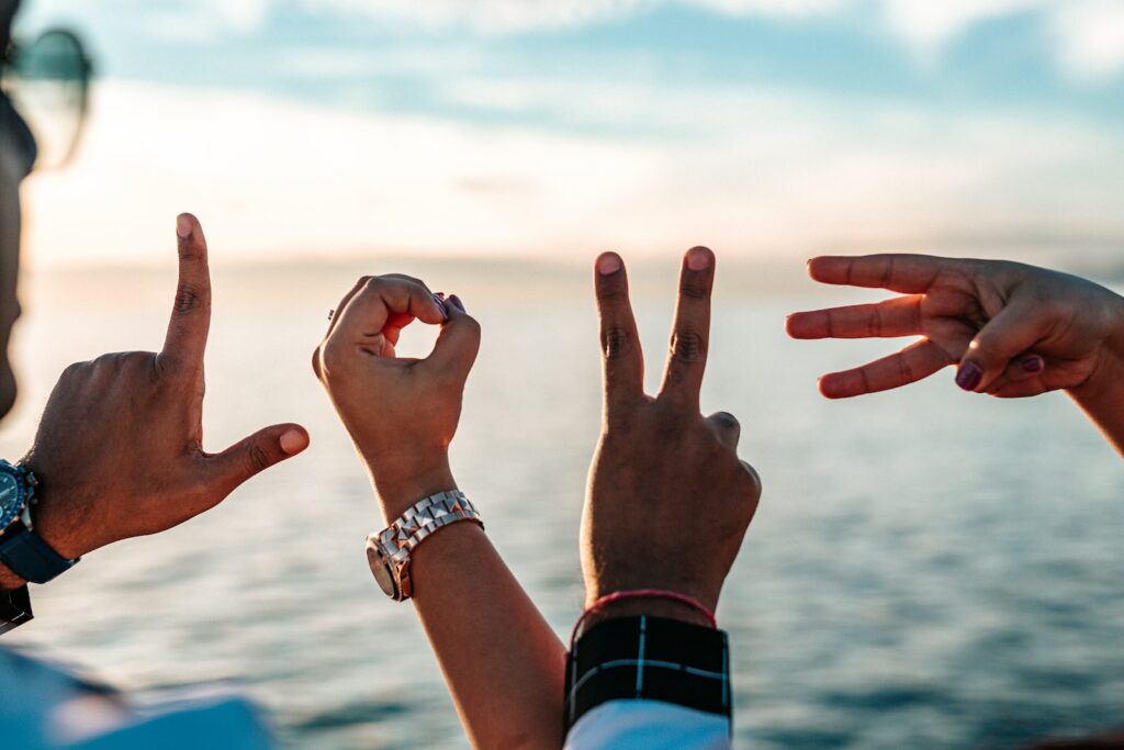 Hand gestures are an important part of body language basics